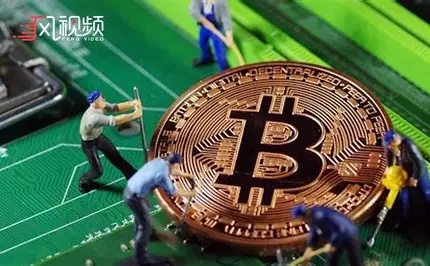 High-performance miner in operation within a mining farm