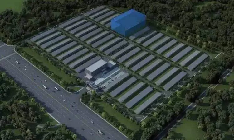A state-of-the-art mining farm with rows of ASIC miners humming away, illustrating the scale of modern cryptocurrency mining operations.